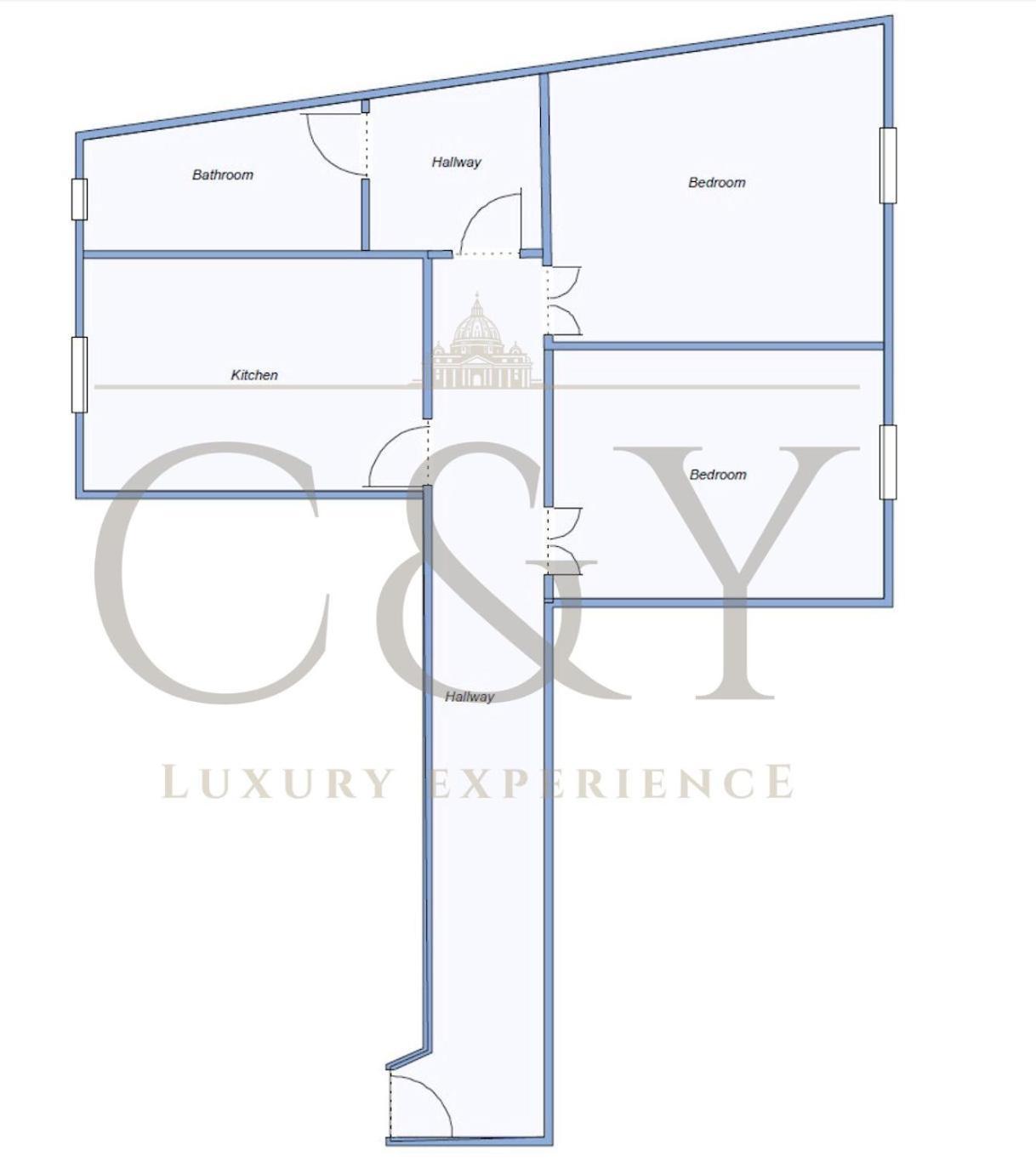 C&y - Prati - Luxury Double With Kitchen Apartment Rom